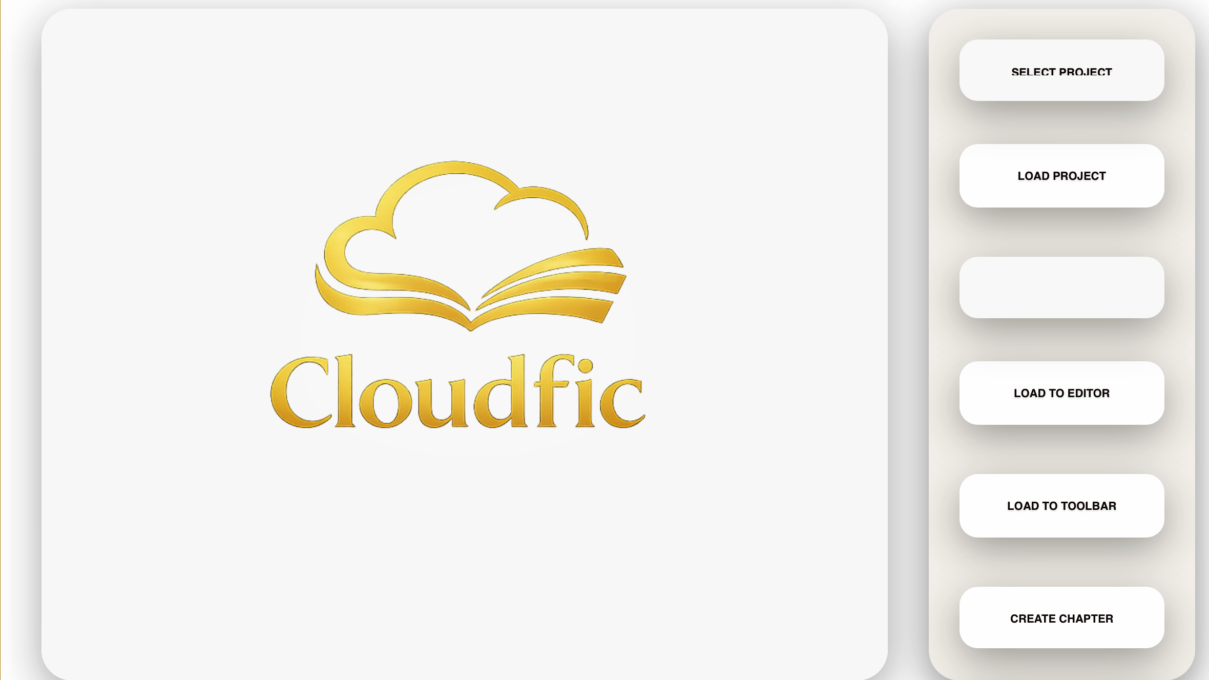 Cloudfic writing editor